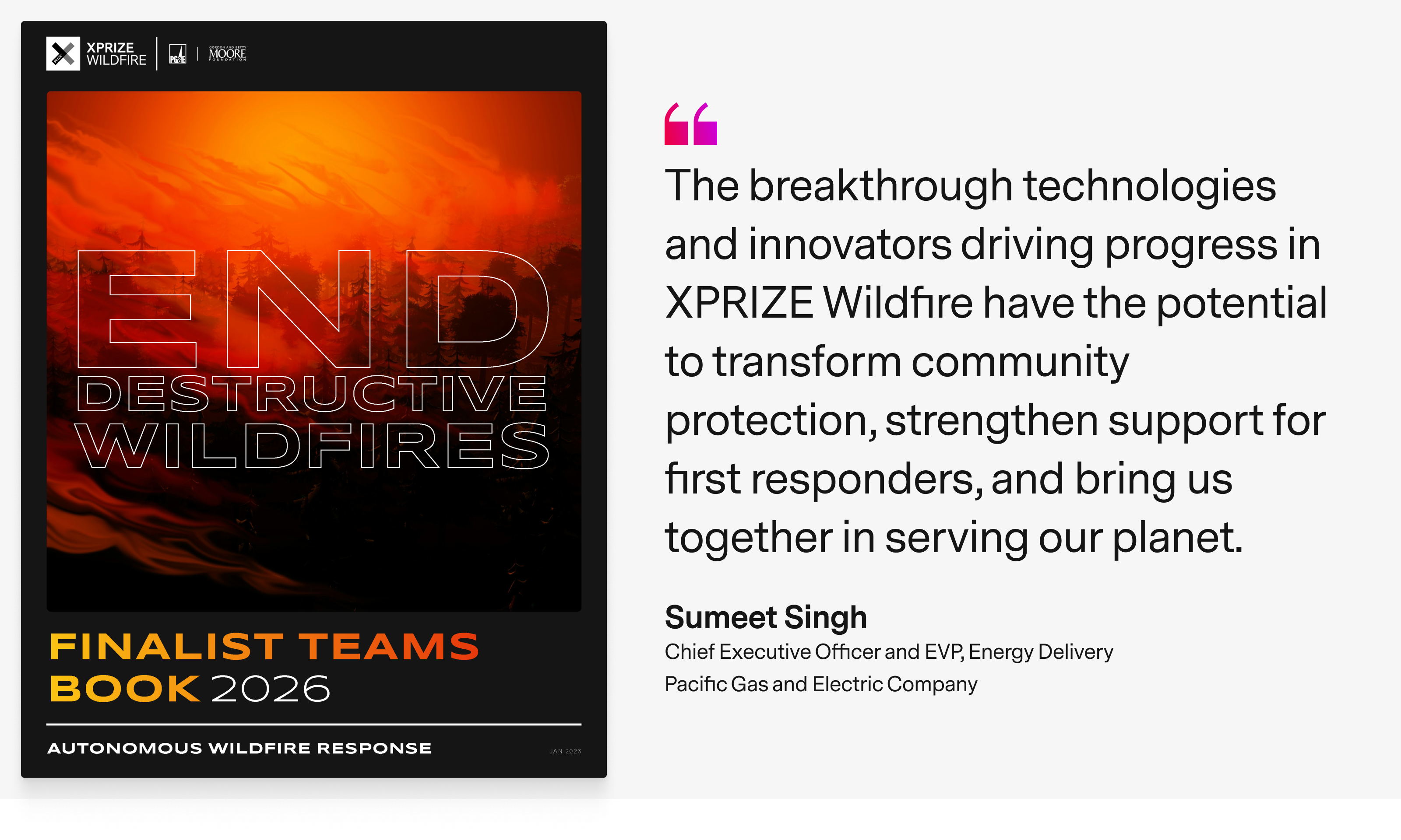 Finalist Teams Book: Autonomous Wildfire Response 2026 News Page